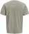 Jack & Jones King Crew Neck T-Shirt Grey - T-shirts med tryck i stora storlekar - T-shirts med tryck i stora storlekar
