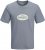 Jack & Jones Catskills Worldwide T-Shirt Blå - T-shirts - Stora T-shirts - 2XL-14XL