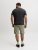Jack & Jones Oscar T-Shirt Black - T-shirts med tryck i stora storlekar - T-shirts med tryck i stora storlekar
