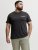 Jack & Jones Oscar T-Shirt Black - T-shirts med tryck i stora storlekar - T-shirts med tryck i stora storlekar