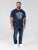 D555 Cooper Grumpy Old Man Printed T-Shirt Navy - T-shirts med tryck i stora storlekar - T-shirts med tryck i stora storlekar