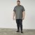 North Latitude 61317 T-Shirt med Ryggtryck Mörkgrön - T-shirts - Stora T-shirts - 2XL-14XL