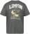 North Latitude 61317 T-Shirt med Ryggtryck Mörkgrön - T-shirts - Stora T-shirts - 2XL-14XL