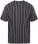 North Latitude 61319 Randig T-Shirt Svart - T-shirts - Stora T-shirts - 2XL-14XL