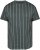North Latitude 61319 Randig T-Shirt Mörkgrön - T-shirts - Stora T-shirts - 2XL-14XL