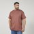 North Latitude 61320 T-Shirt med Ryggtryck Konjaksbrun - T-shirts - Stora T-shirts - 2XL-14XL