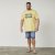 North Latitude 61335 T-Shirt med Tryck Ljusgul - T-shirts - Stora T-shirts - 2XL-14XL