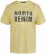 North Latitude 61335 T-Shirt med Tryck Ljusgul - T-shirts - Stora T-shirts - 2XL-14XL