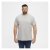 North Latitude T-Shirt O-Neck Grey Melange - T-shirts - Stora T-shirts - 2XL-14XL