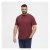 North Latitude T-Shirt O-Neck Bordeaux - T-shirts - Stora T-shirts - 2XL-14XL