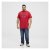 North Latitude Logo T-Shirt Red - T-shirts - Stora T-shirts - 2XL-14XL