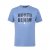 North Latitude Denim Printed Logo T-Shirt Dusty Blue - T-shirts - Stora T-shirts - 2XL-14XL