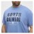North Latitude Denim Printed Logo T-Shirt Dusty Blue - T-shirts - Stora T-shirts - 2XL-14XL