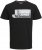 Jack & Jones Logan T-Shirt Black - T-shirts - Stora T-shirts - 2XL-14XL