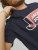 Jack & Jones Logan T-Shirt Navy - T-shirts - Stora T-shirts - 2XL-14XL