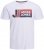 Jack & Jones Logan T-Shirt White - T-shirts - Stora T-shirts - 2XL-14XL