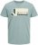 Jack & Jones Logan T-Shirt Grey - T-shirts - Stora T-shirts - 2XL-14XL