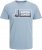 Jack & Jones Logan T-Shirt Turquoise - T-shirts - Stora T-shirts - 2XL-14XL
