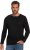 JP1880 Henley T-Shirt Long Sleeve Black TALL - HERRKLÄDER MT-6XLT - Kläder för långa män