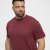 North Latitude T-Shirt O-Neck Bordeaux TALL - TALL T-shirts - T-Shirts för Långa Män