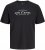 Jack & Jones Kevin T-Shirt Svart - T-shirts - Stora T-shirts - 2XL-14XL