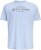 Jack & Jones Kevin T-Shirt Blå - T-shirts - Stora T-shirts - 2XL-14XL