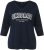 Ulla Popken City Name Graphic Tee Navy - Tryckta T-shirts för dam i stora storlekar - 