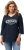 Ulla Popken City Name Graphic Tee Navy - Tryckta T-shirts för dam i stora storlekar - 