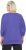 Ulla Popken Quick Drying Batwing Sleeve Tee Blueberry - Tryckta T-shirts för dam i stora storlekar - 