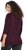 Ulla Popken Mixed Pattern Stripe 3/4 Sleeve Tee Black - Tryckta T-shirts för dam i stora storlekar - 