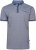 Kam Jeans 5525 Raised Dobby Fabric Polo with Tipping Indigo - Pikétröjor - Stora pikétröjor - 2XL-8XL