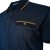 Kam Jeans 5529 AOP Mini Geo Print Polo Indigo - Pikétröjor - Stora pikétröjor - 2XL-8XL