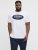 Jack & Jones Dover Denim O-Neck T-Shirt White - T-shirts - Stora T-shirts - 2XL-14XL
