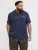 Jack & Jones College Logo Short Sleeve Polo Shirt Blue - Pikétröjor - Stora pikétröjor - 2XL-8XL