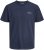 Jack & Jones College Logo Crew Neck T-Shirt Blue - T-shirts - Stora T-shirts - 2XL-14XL