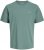 Jack & Jones College Logo Crew Neck T-Shirt Turquoise - T-shirts - Stora T-shirts - 2XL-14XL