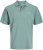 Jack & Jones College Logo Short Sleeve Polo Turquoise - Pikétröjor - Stora pikétröjor - 2XL-8XL