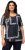 Ulla Popken Paisley A-Line Short Sleeve Tee Navy Blue - Tryckta T-shirts för dam i stora storlekar - 