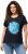 Ulla Popken BISOUS Short Sleeve Graphic Tee Navy Blue - Tryckta T-shirts för dam i stora storlekar - 