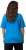 Ulla Popken LOVE Short Sleeve Graphic Tee Sapphire Blue - Tryckta T-shirts för dam i stora storlekar - 