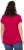 Ulla Popken Metallic Animal Cap Sleeve Graphic Tee Dark Raspberry - Tryckta T-shirts för dam i stora storlekar - 