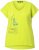 Ulla Popken Half-Sleeve A-line V-Neck Boat Pattern T-Shirt Lime - Tryckta T-shirts för dam i stora storlekar - 