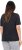 Ulla Popken Easy Short Sleeve Acid Wash Graphic Tee Black - Tryckta T-shirts för dam i stora storlekar - 