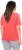 Ulla Popken Easy Short Sleeve Acid Wash Graphic Tee Light Red - Tryckta T-shirts för dam i stora storlekar - 