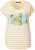 Ulla Popken Striped Short Sleeve Citrus Graphic Tee Sun Yellow - Tryckta T-shirts för dam i stora storlekar - 