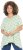 Ulla Popken Palm Tree Print Pointed Hem Tee Lett Lime - Tryckta T-shirts för dam i stora storlekar - 