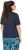 Ulla Popken Ride The Wave Short Sleeve V-Neck Graphic Tee Navy Blue - Tryckta T-shirts för dam i stora storlekar - 