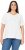 Ulla Popken Embroidered Sunrise Lettering Tee Off-White - Tryckta T-shirts för dam i stora storlekar - 
