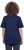 Ulla Popken Marine Print Short Sleeve Tee Ink Blue - Tryckta T-shirts för dam i stora storlekar - 