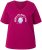 Ulla Popken Shell Picker Club Short Sleeve Graphic Tee Magnolia Red - Tryckta T-shirts för dam i stora storlekar - 